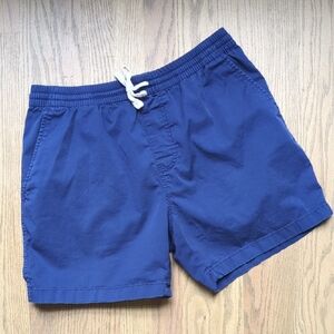 J. Crew Elastic Waist Drawstring Blue Shorts